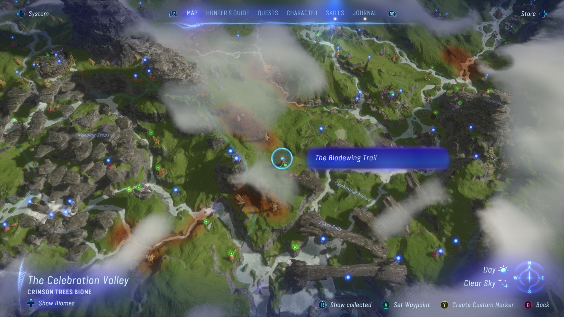 Bladewing Moth Trail Location in The Celebration Valley Avatar Frontiers of Pandora