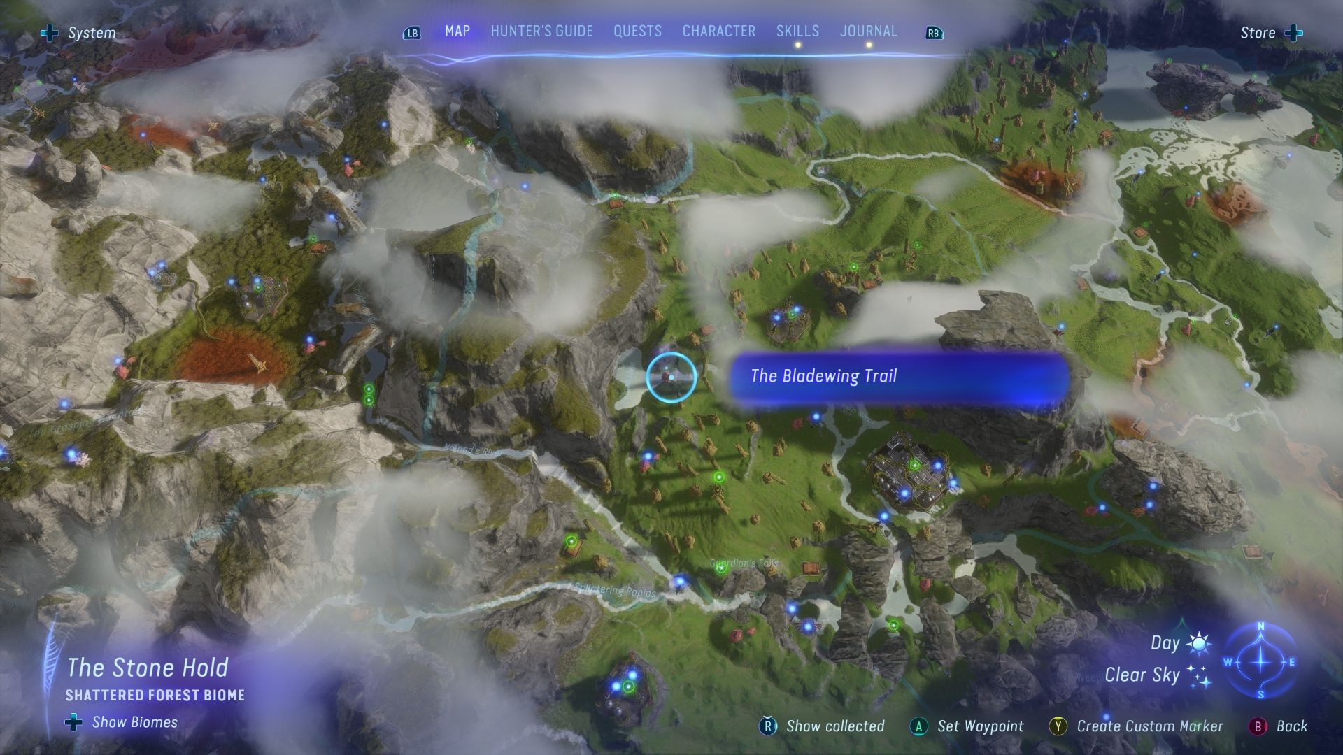 Bladewing Moth Trail Location in The Stone Hold Avatar Frontiers of Pandora