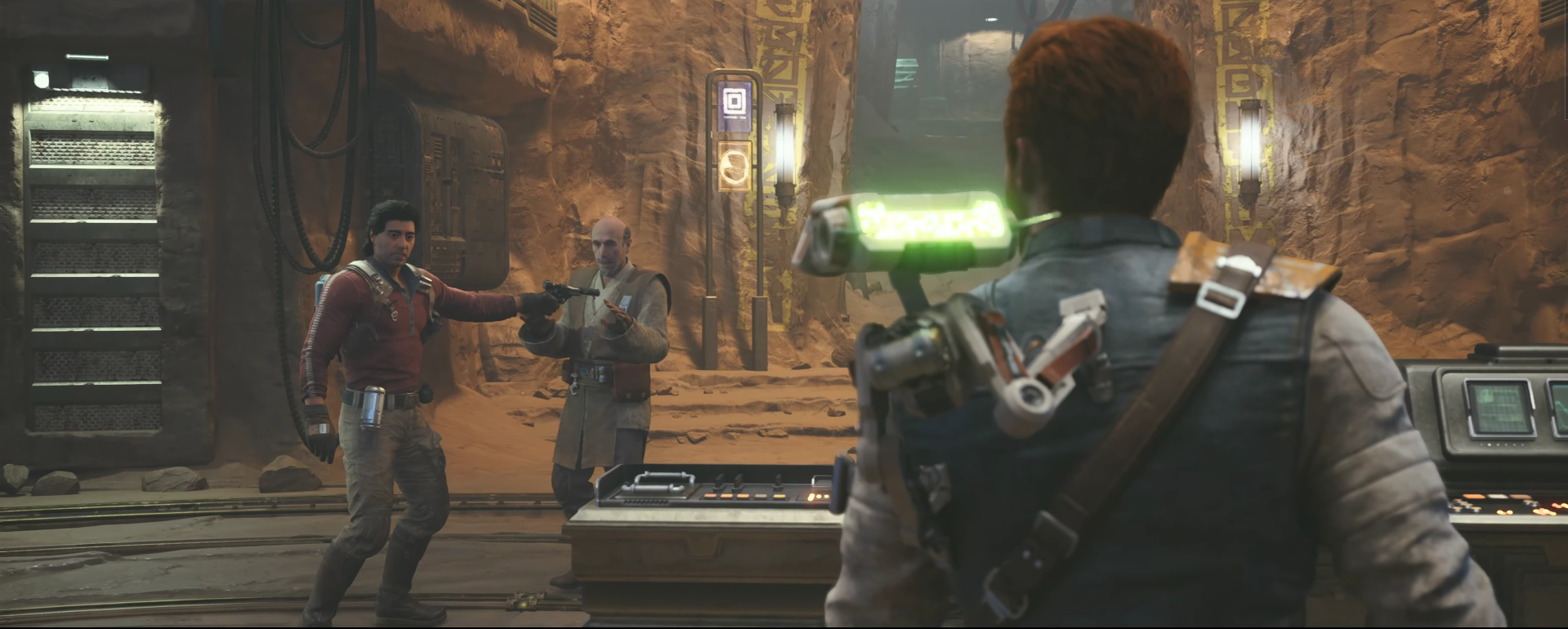 Bode betraying Cal in Star Wars Jedi: Survivor.