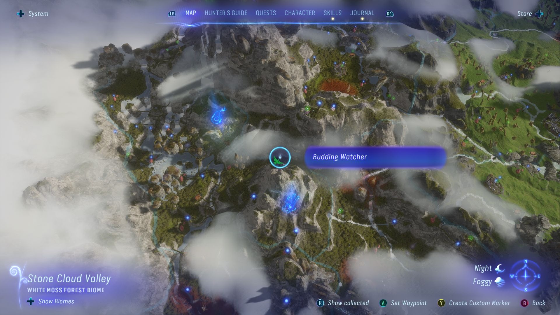 Budding Watcher location in Stone Cloud Valley 2 Avatar Frontiers of Pandora