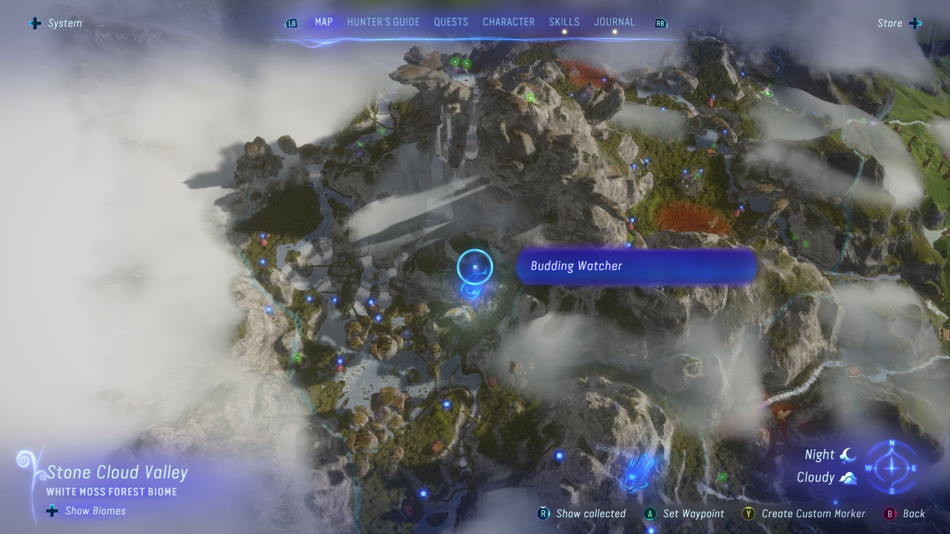 Budding Watcher location in Stone Cloud Valley Avatar Frontiers of Pandora