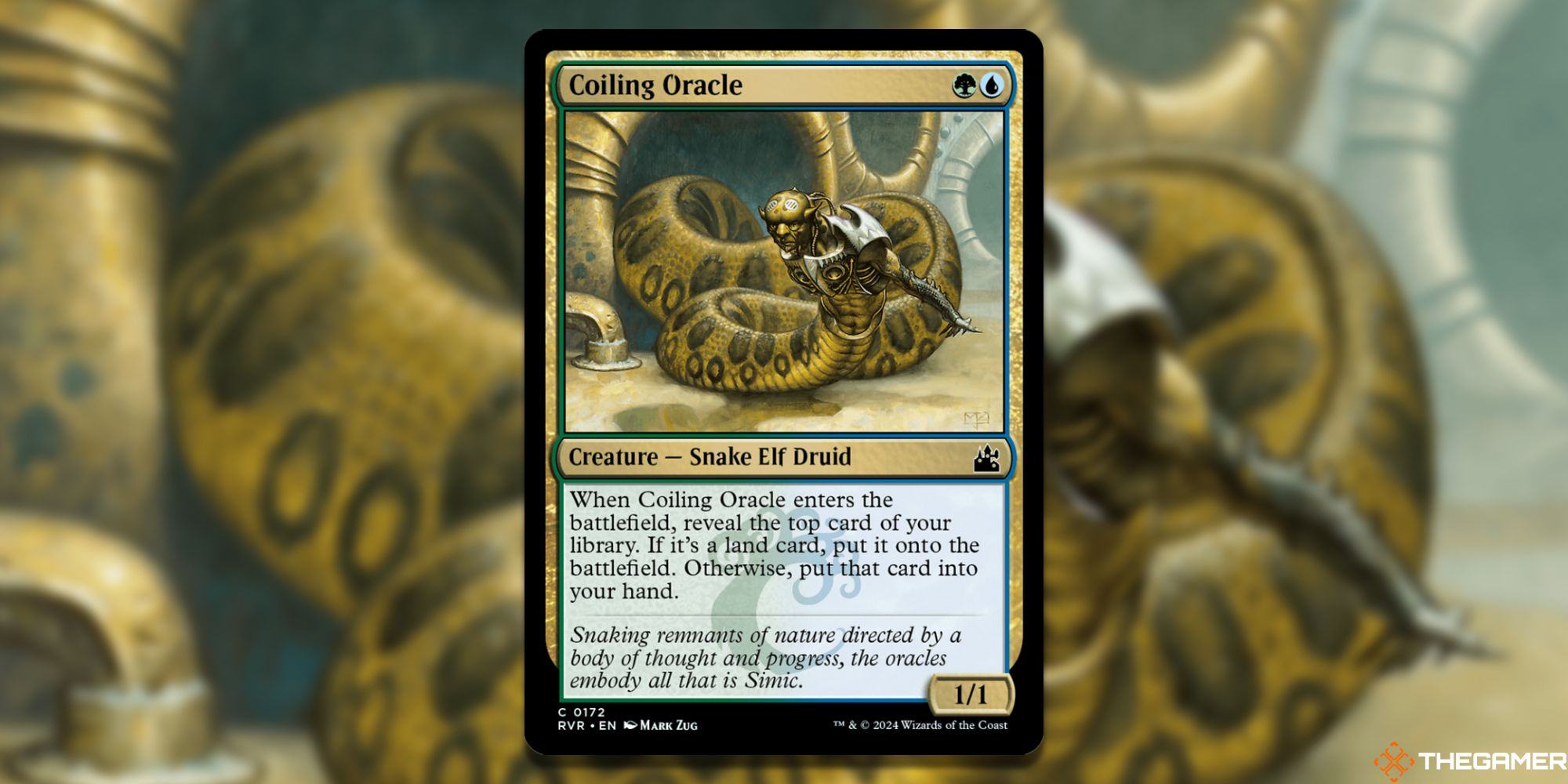 MTG: Coiling Oracle card