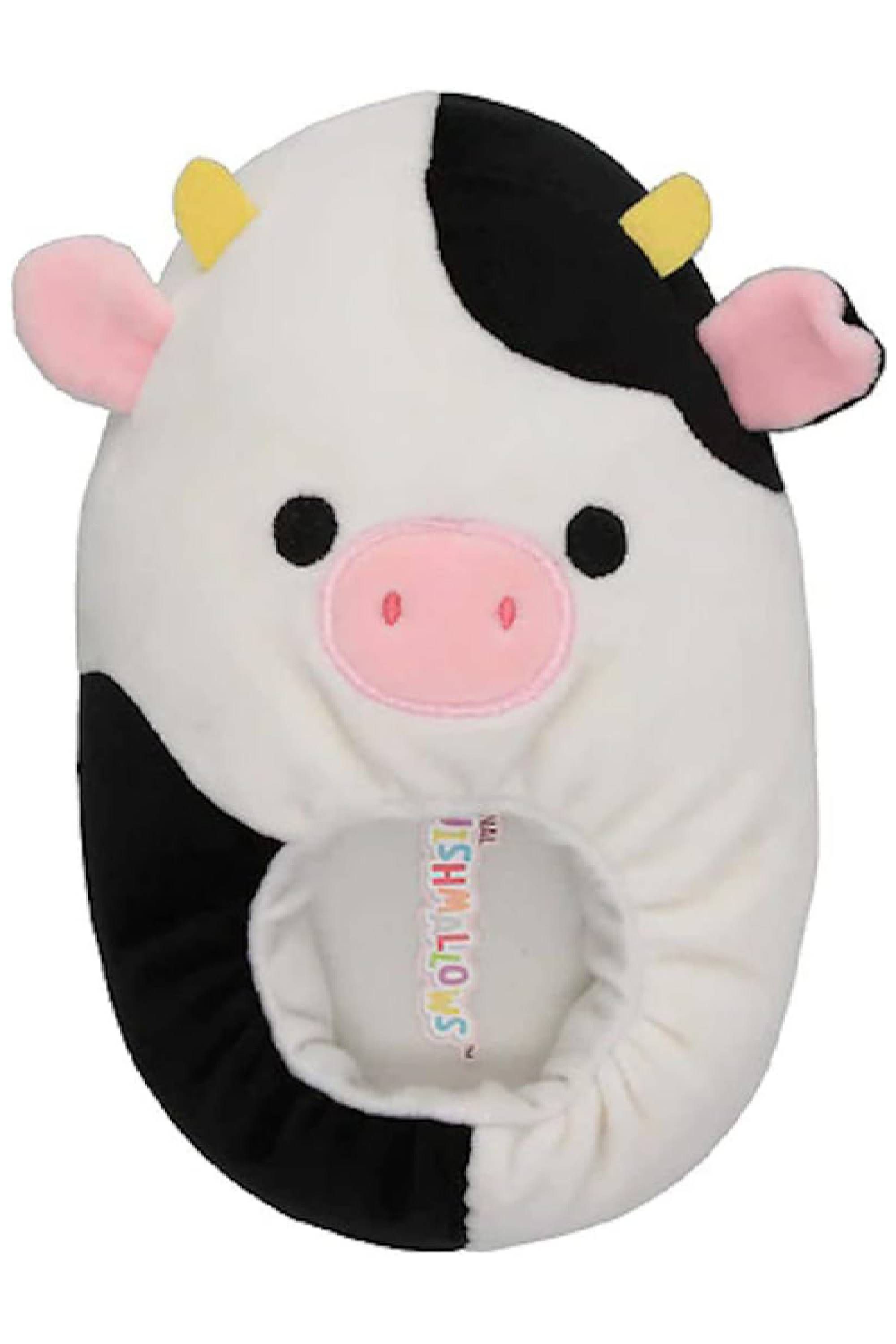 Connor Cow Squishmallows Slippers Plush