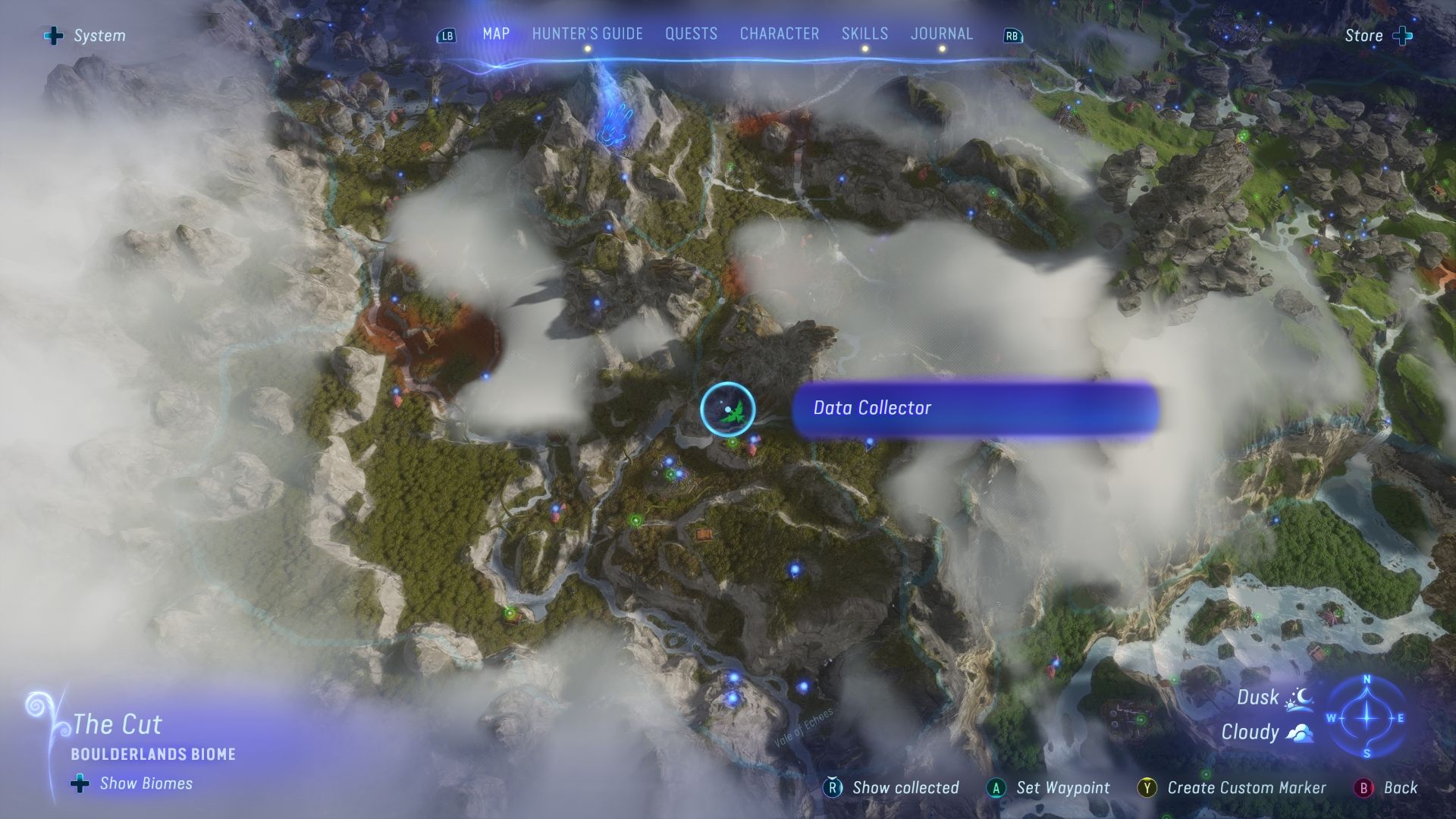 Data Collector location in Cradling Pines Avatar Frontiers of Pandora