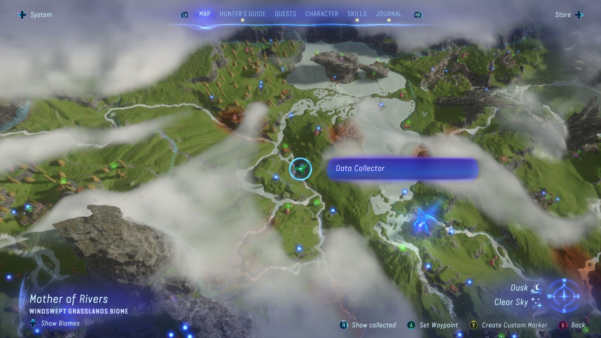 Data Collector location in Mother of Rivers 2 Avatar Frontiers of Pandora
