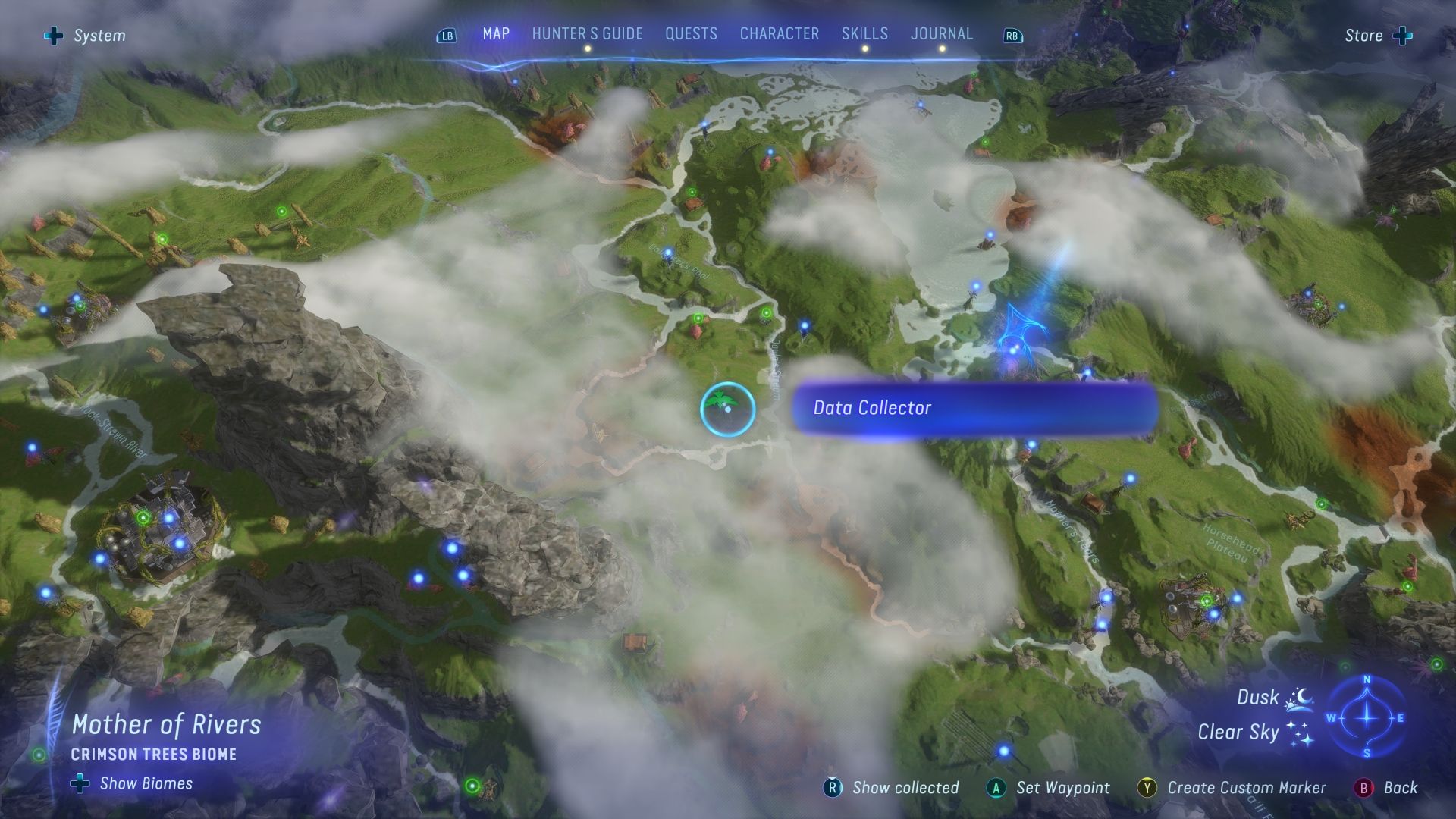 Data Collector location in Mother of Rivers Avatar Frontiers of Pandora