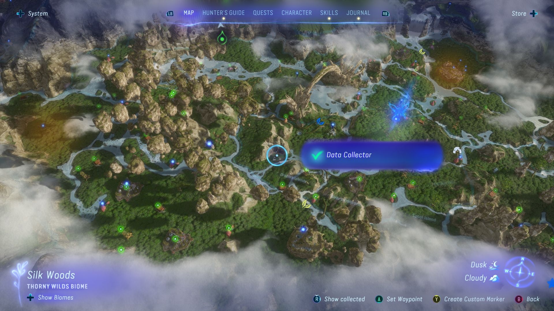 Data Collector location in Silk Woods Avatar Frontiers of Pandora