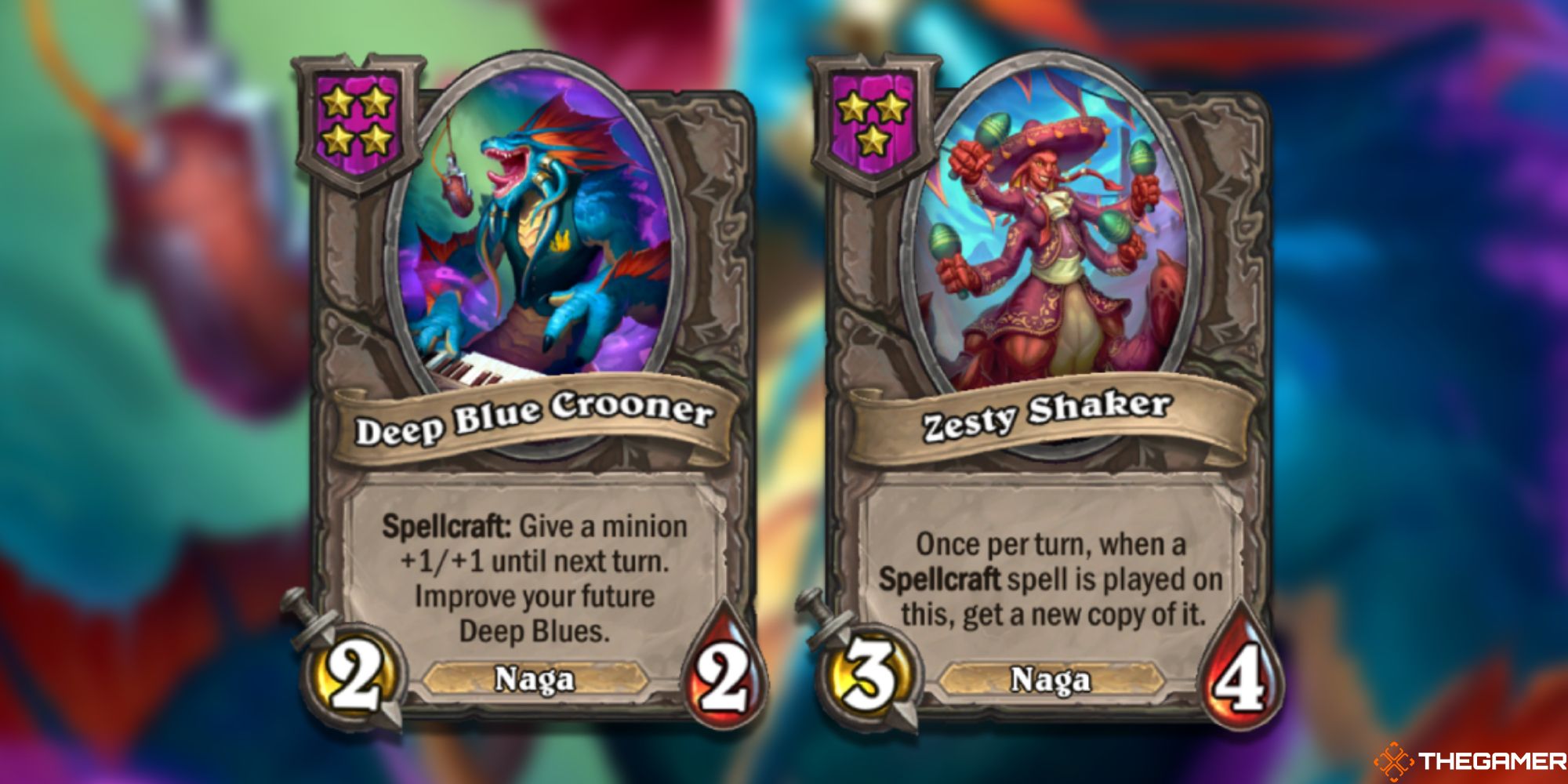 Deep Blue Crooner and Zesty Shaker Hearthstone
