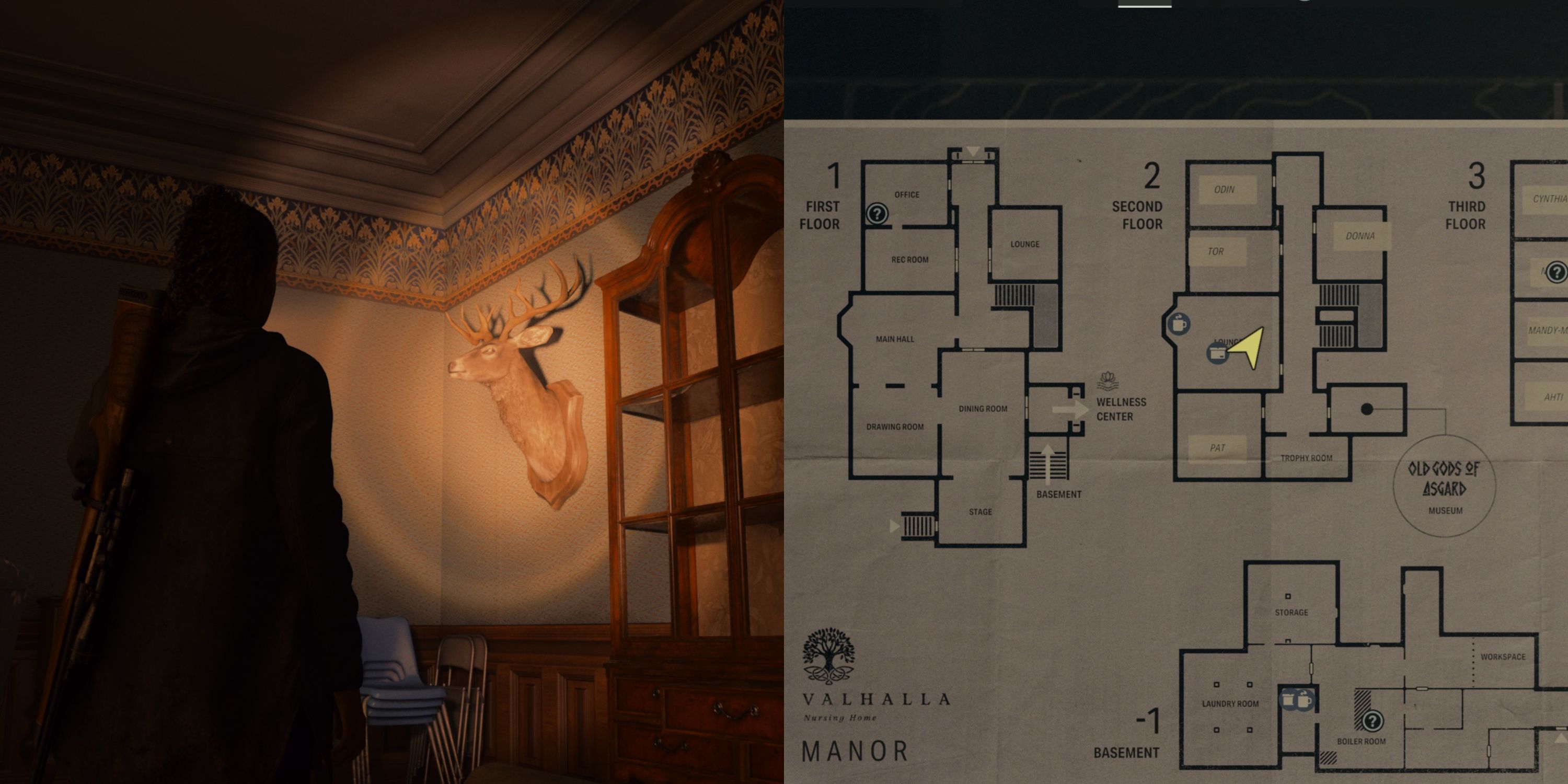 Deer Head At Valhalla Nursing Home Manor / Its location on the Valhalla Nursing Home Manor Map