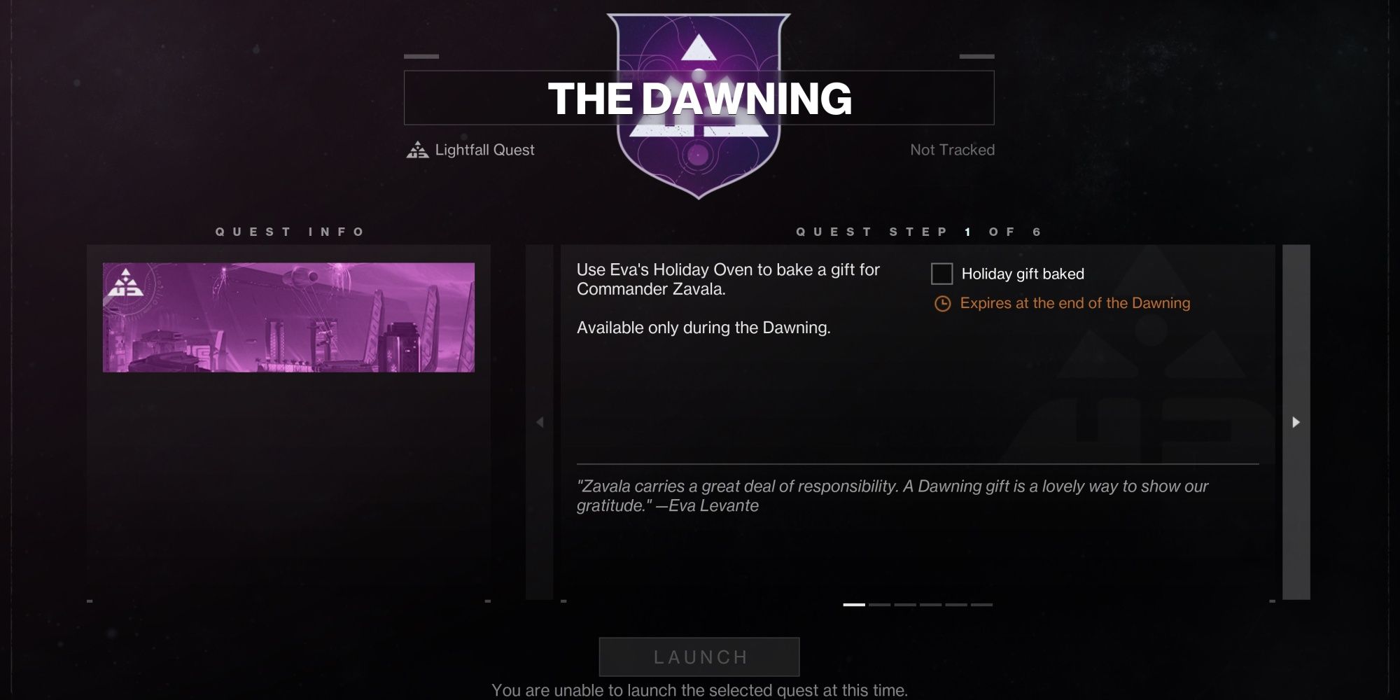 Destiny 2 The Dawning Quest