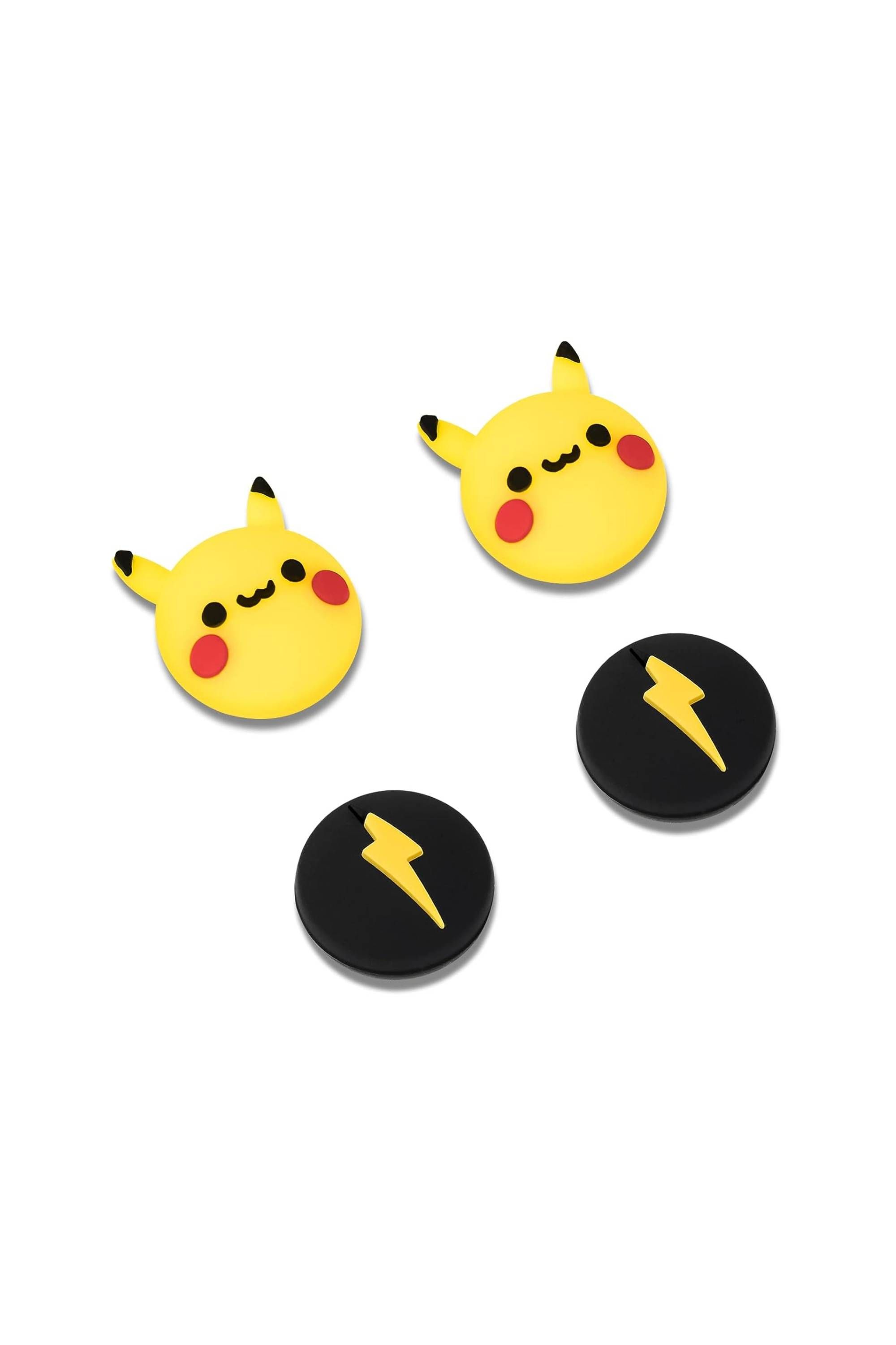 DLseego Pikachu and Flash Thumb Grip Caps for Nintendo Switch