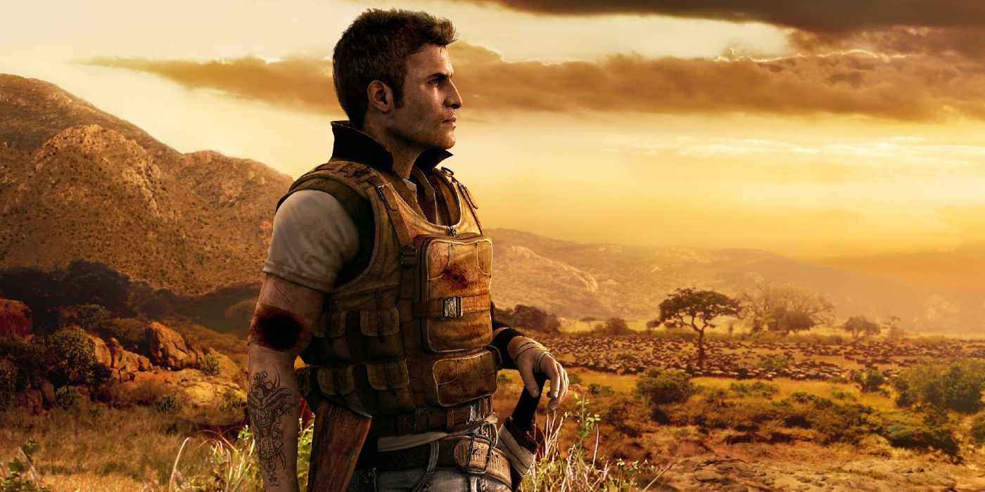 The Mercenary Standing in African Wilderness