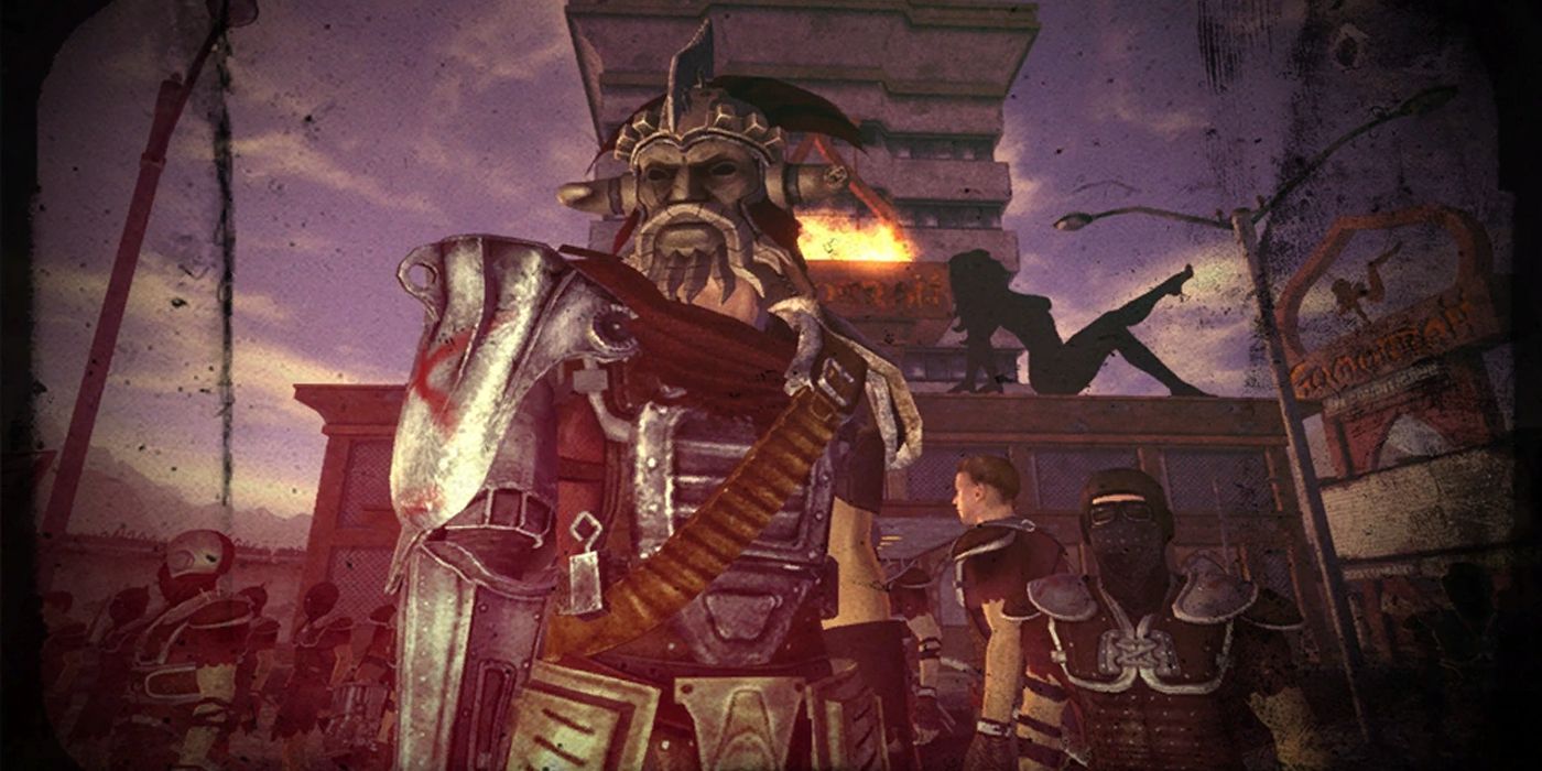 Legate Lanius Standing in Front of Gomorrah Casino