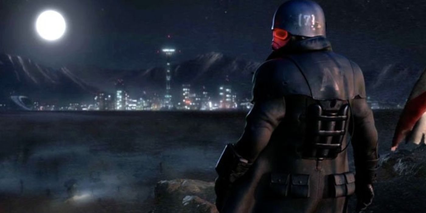 NCR Ranger Overlooking New Vegas