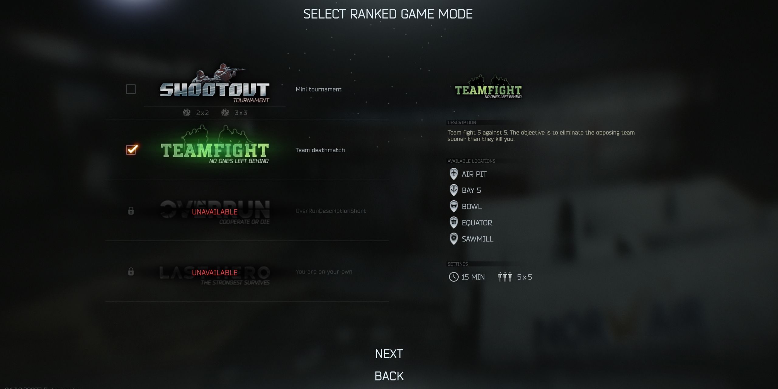 Teamfight game-mode in Escape from Tarkov: Arena.