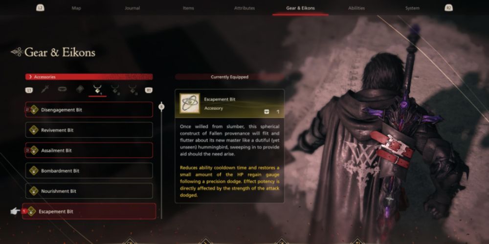 Escapement Bit description in Final Fantasy 16