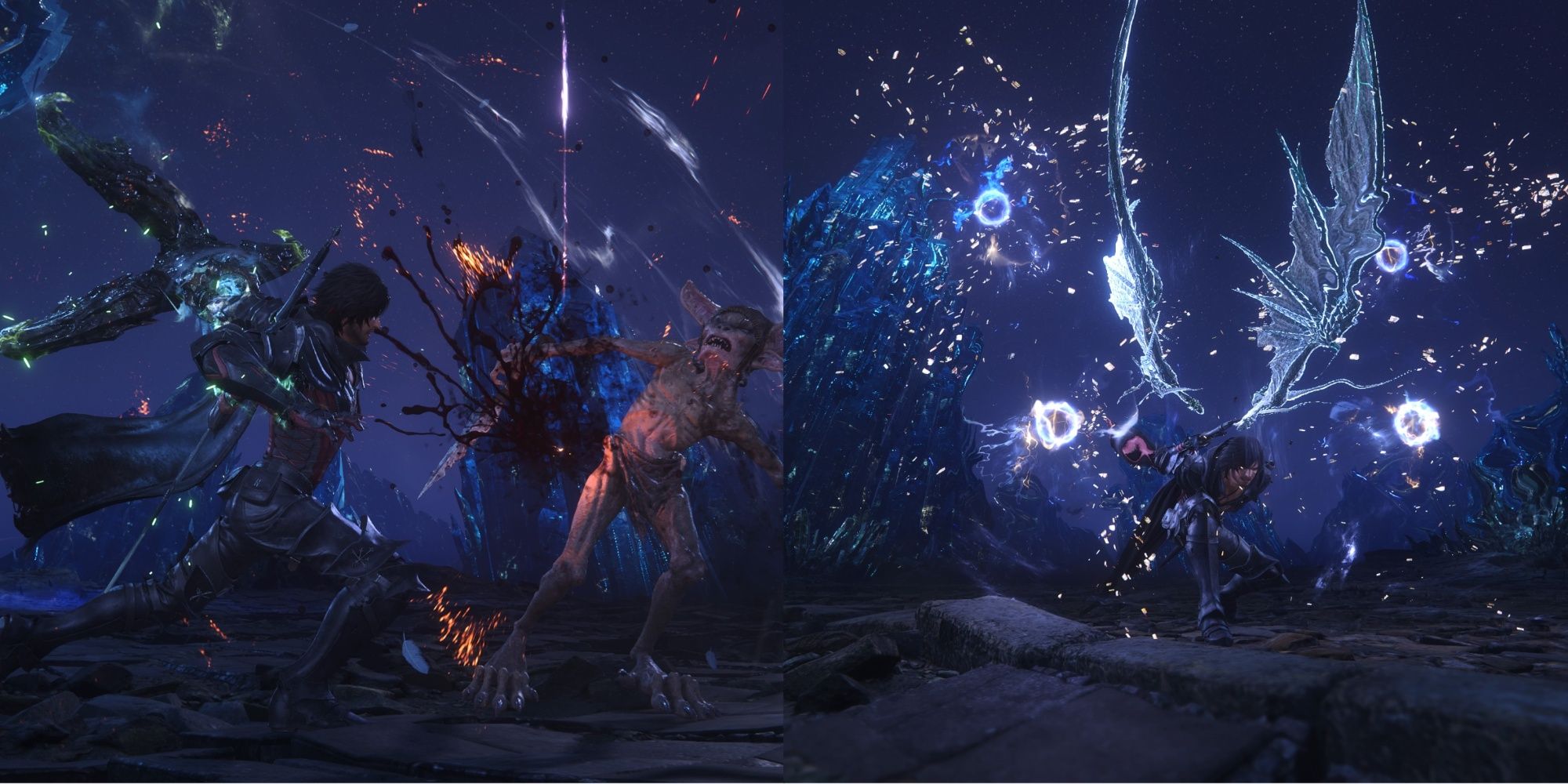 Final Fantasy 16 Gouge and Impulse screenshots