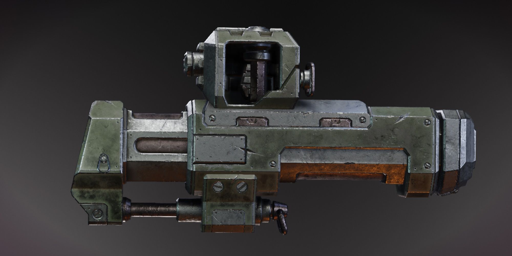 darktide large grenade launcher mounted on wrist
