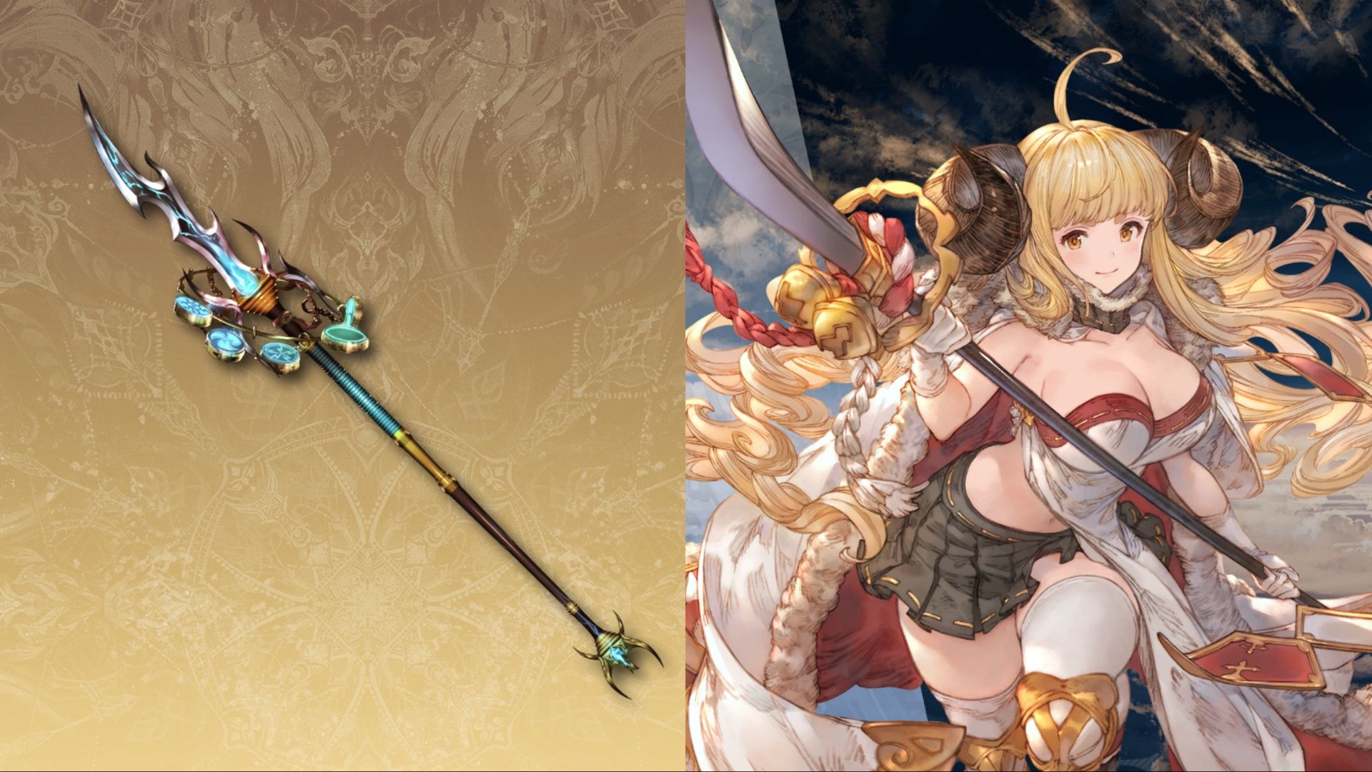 Granblue-Fantasy-Versus-Rising-Weapon-Skin-Thunder-God-Spear-Anila