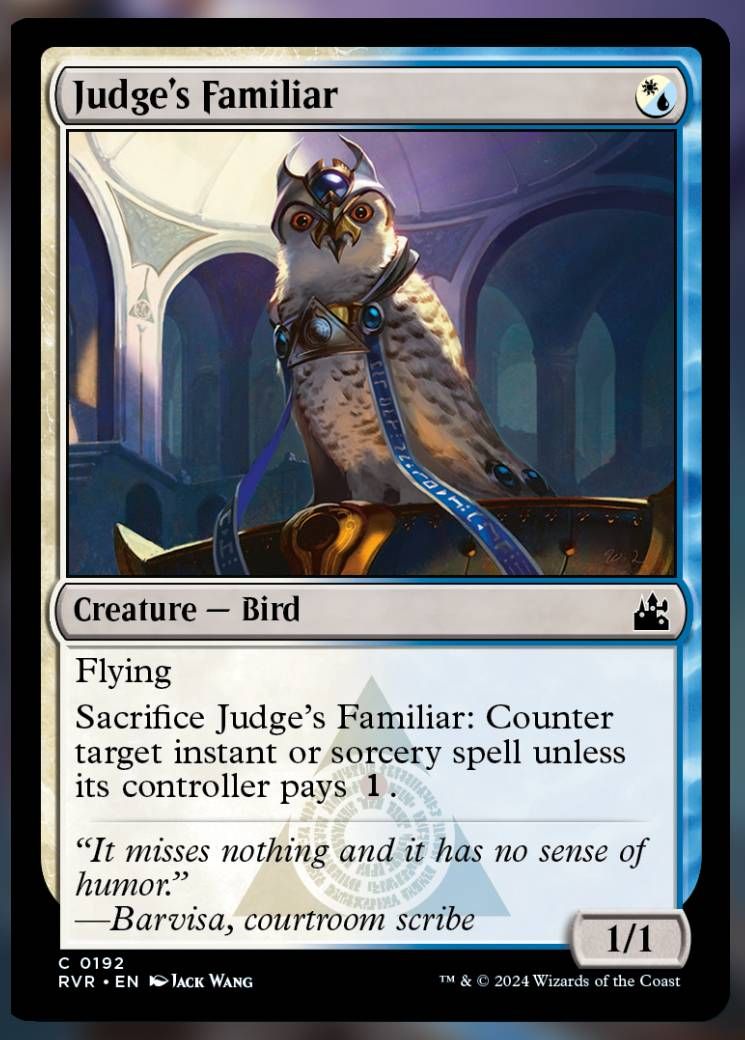Judge's Familiar