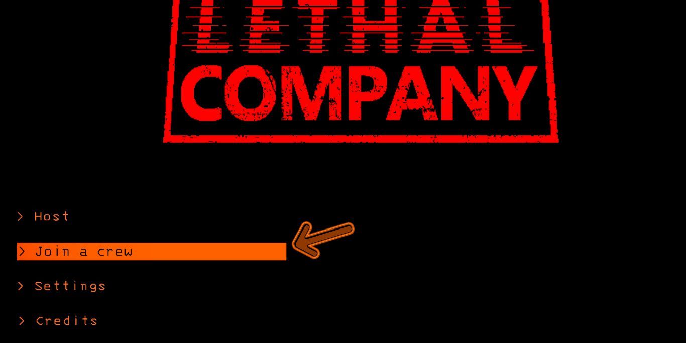 Lethal Company Clicking On Join A Crew Button
