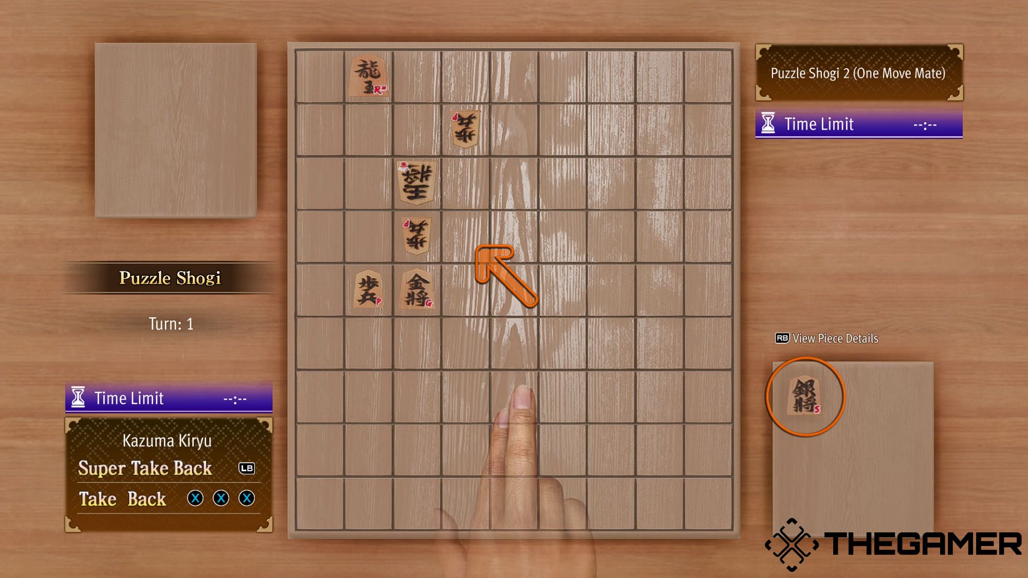 Like A Dragon Gaiden Joryu solving the Puzzle Shogi 2