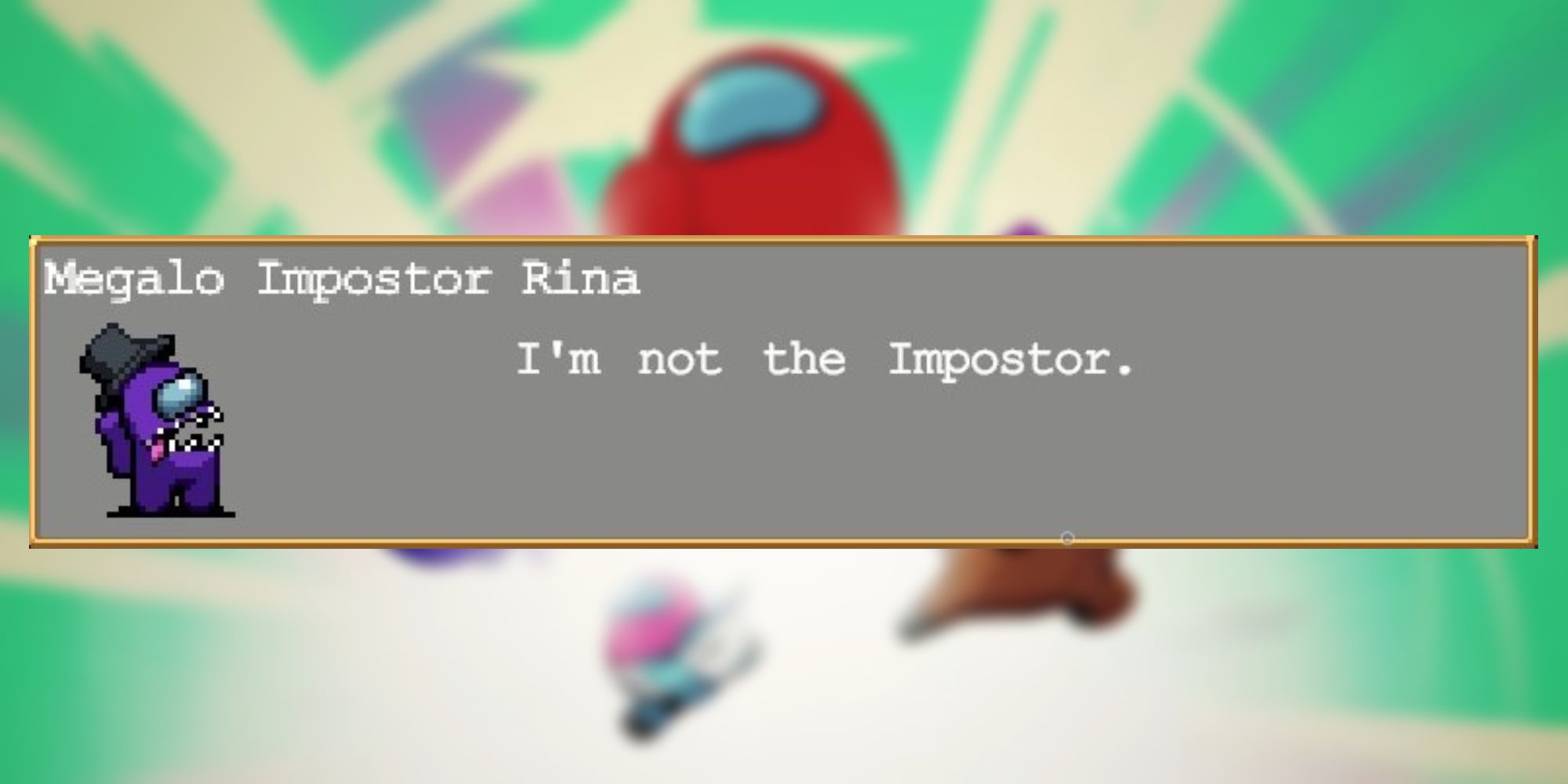 Info on the Megalo Impostor Rina character from Vampire Survivors: Emergency Meeting