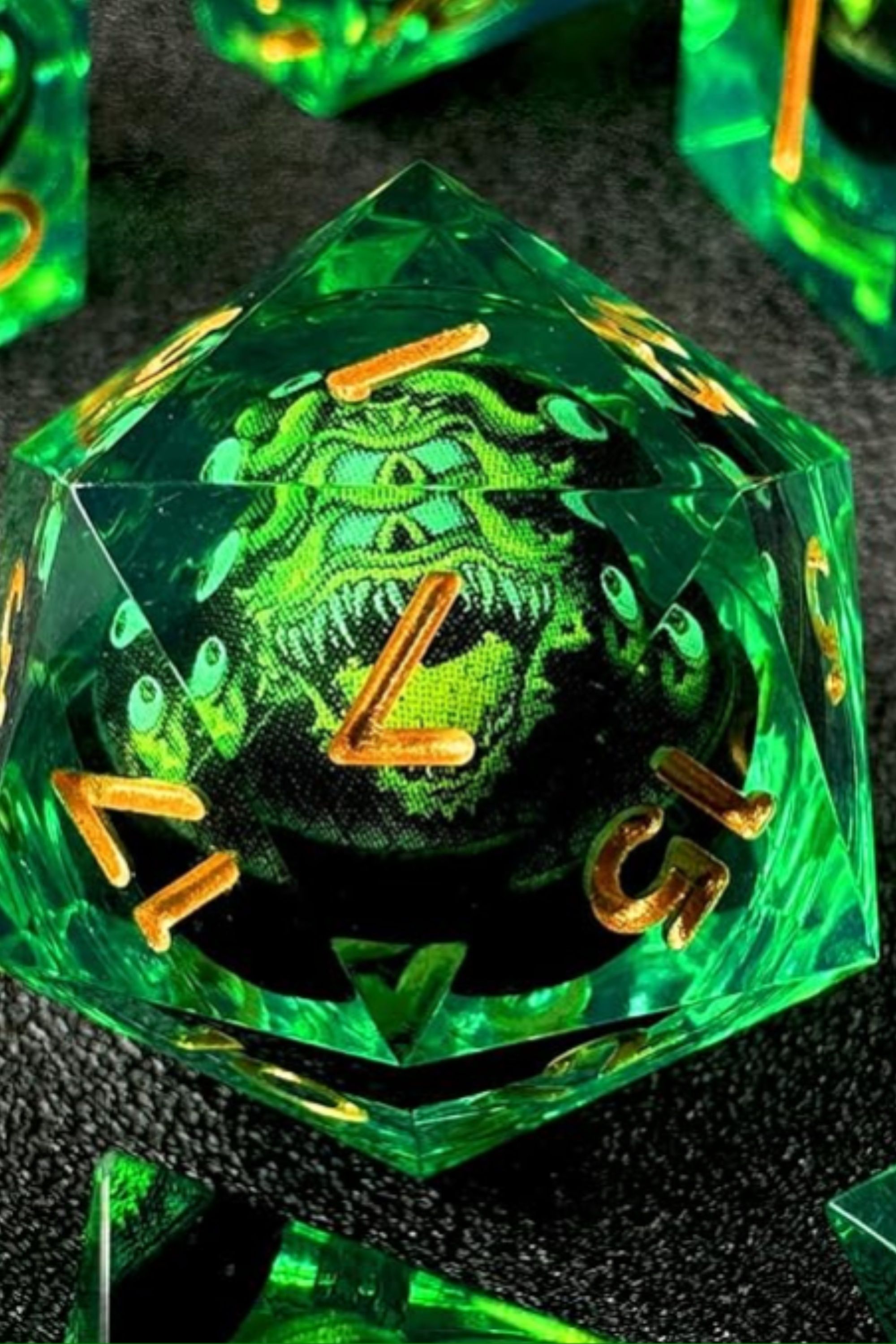 Beholder D&D Monster Resin Dice Set