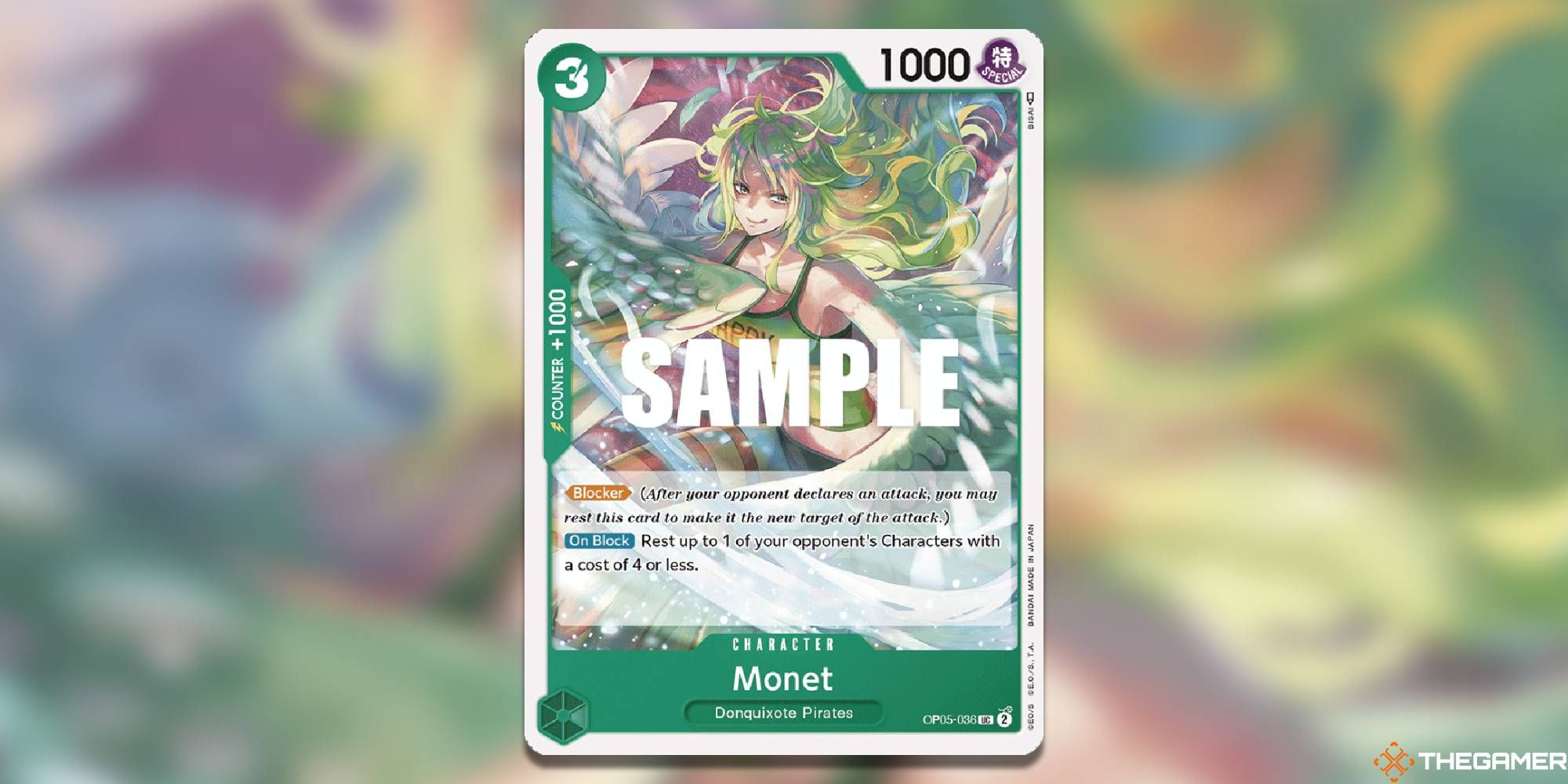 monet op-05 one piece card game