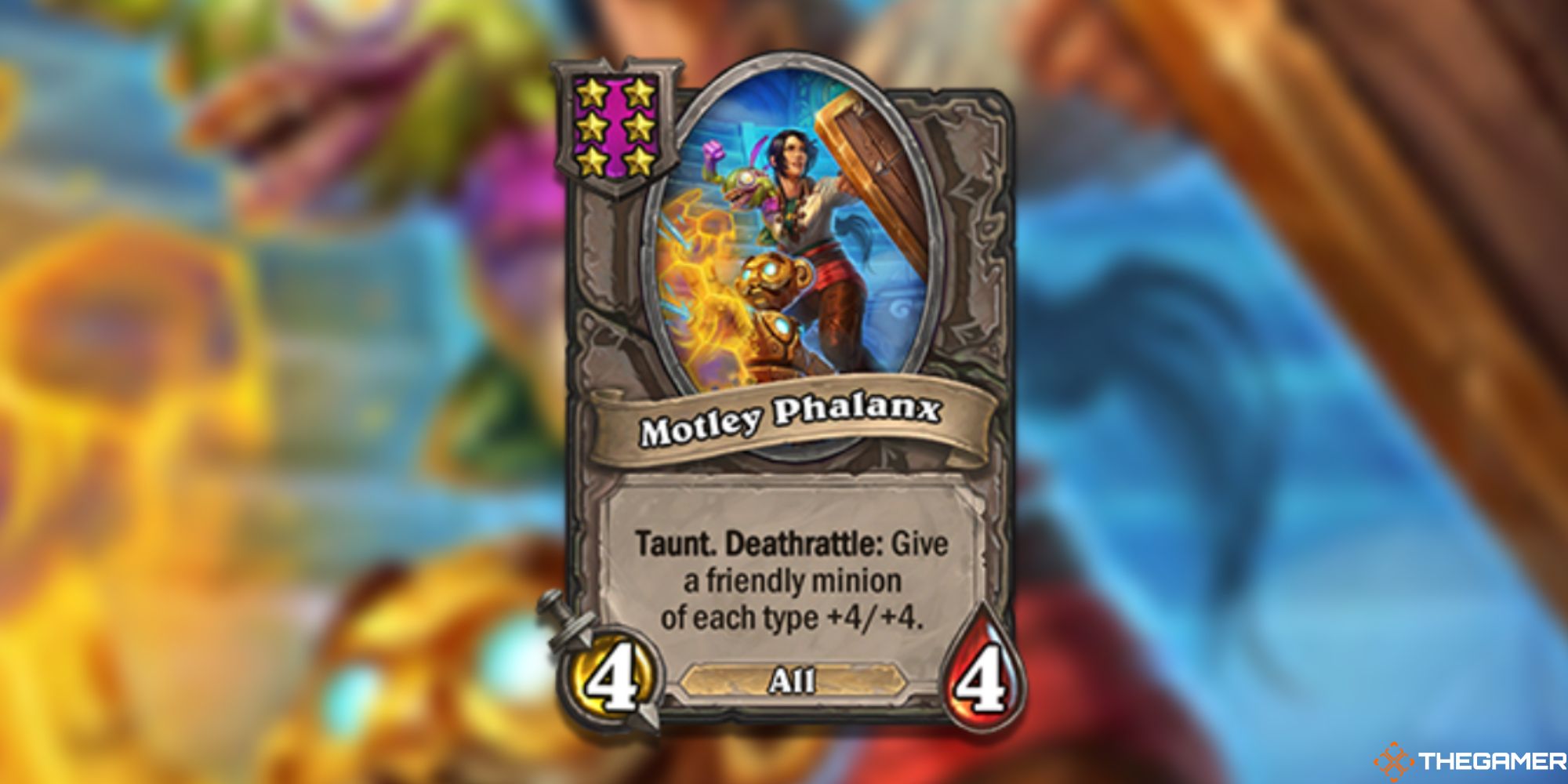 Motley Phalanx Hearthstone Battlegrounds