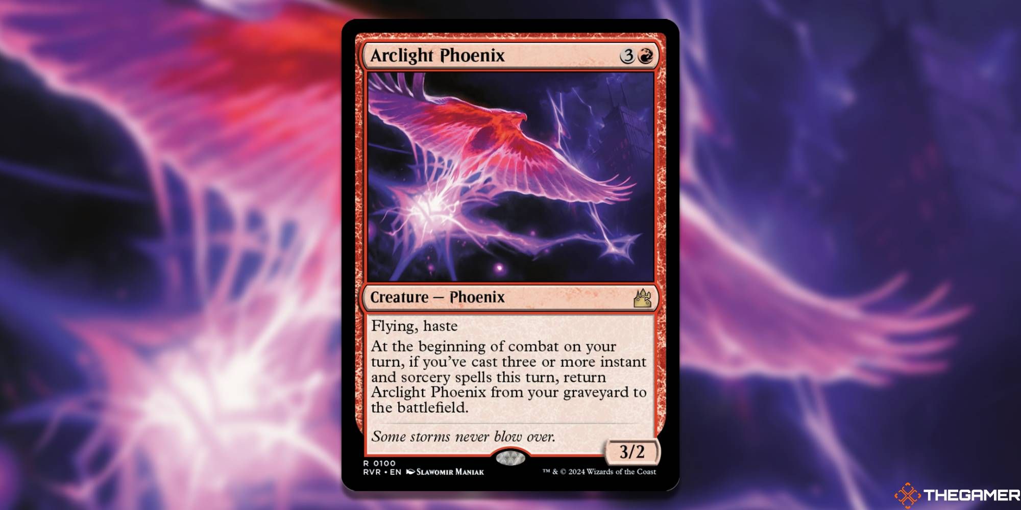 MTG Arclight Phoenix card and art background