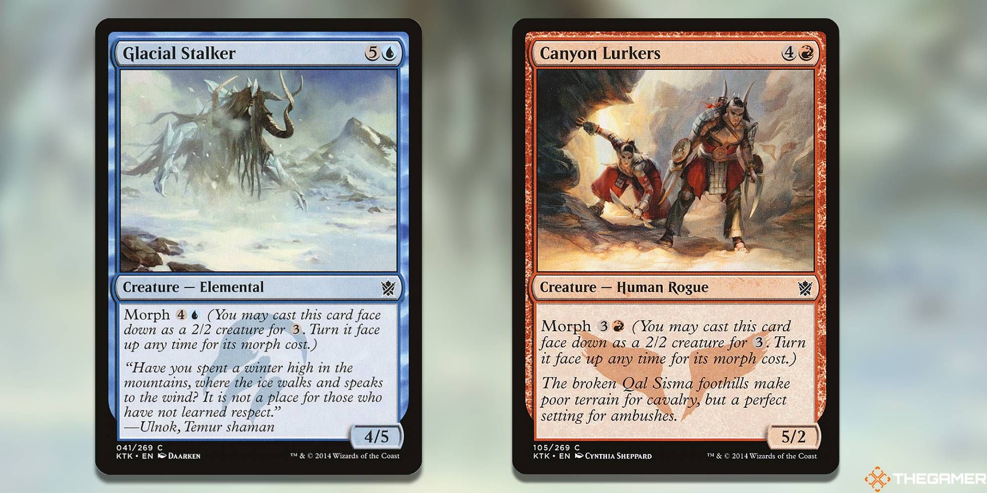 MTG - Glacial Stalker + Canyon Lurkers