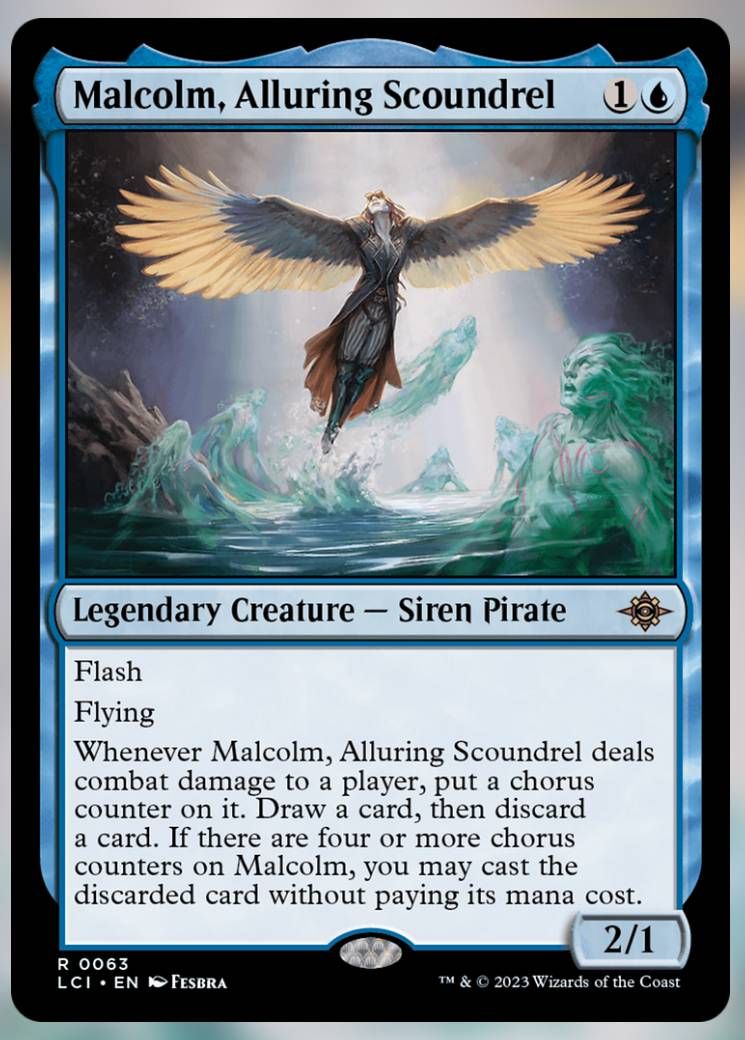 MTG - Malcolm, Alluring Scoundrel