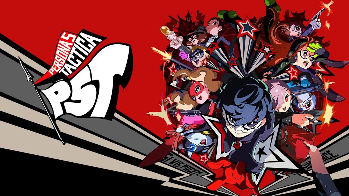 persona 5 tactica art with the phantom thieves