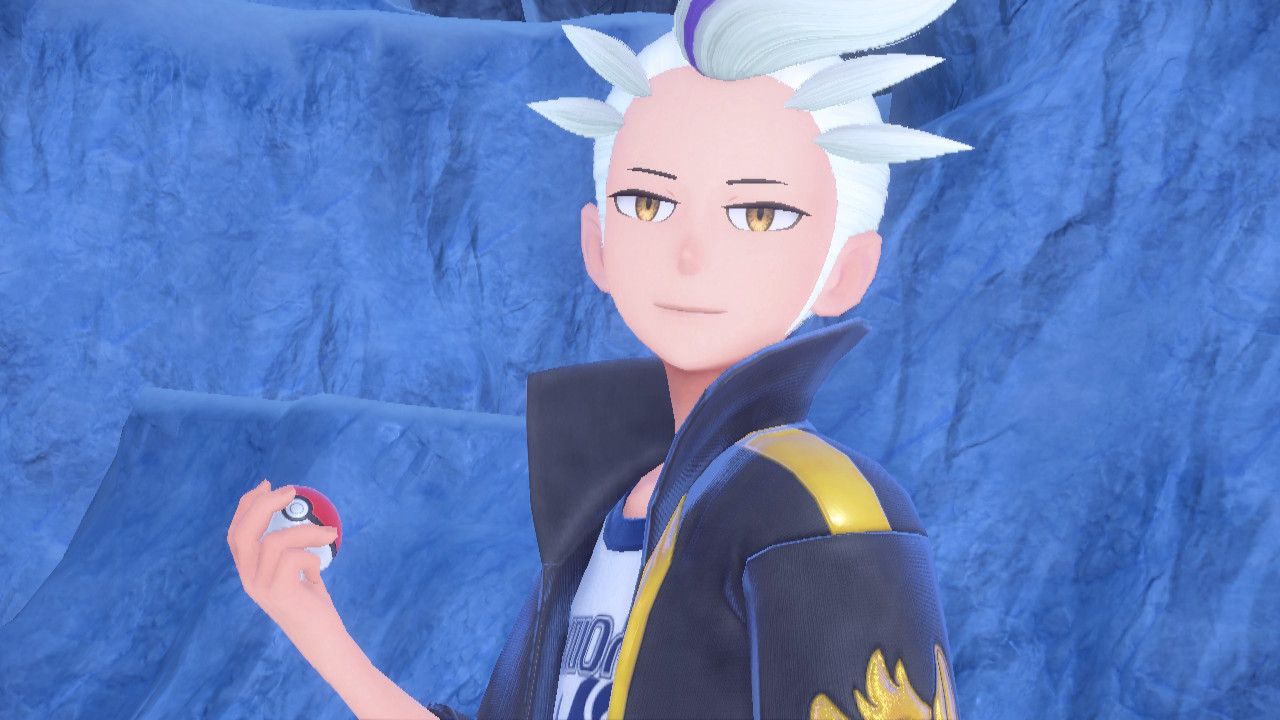 Elite Four Drayton preparing to battle in Pokemon Scarlet & Violet.