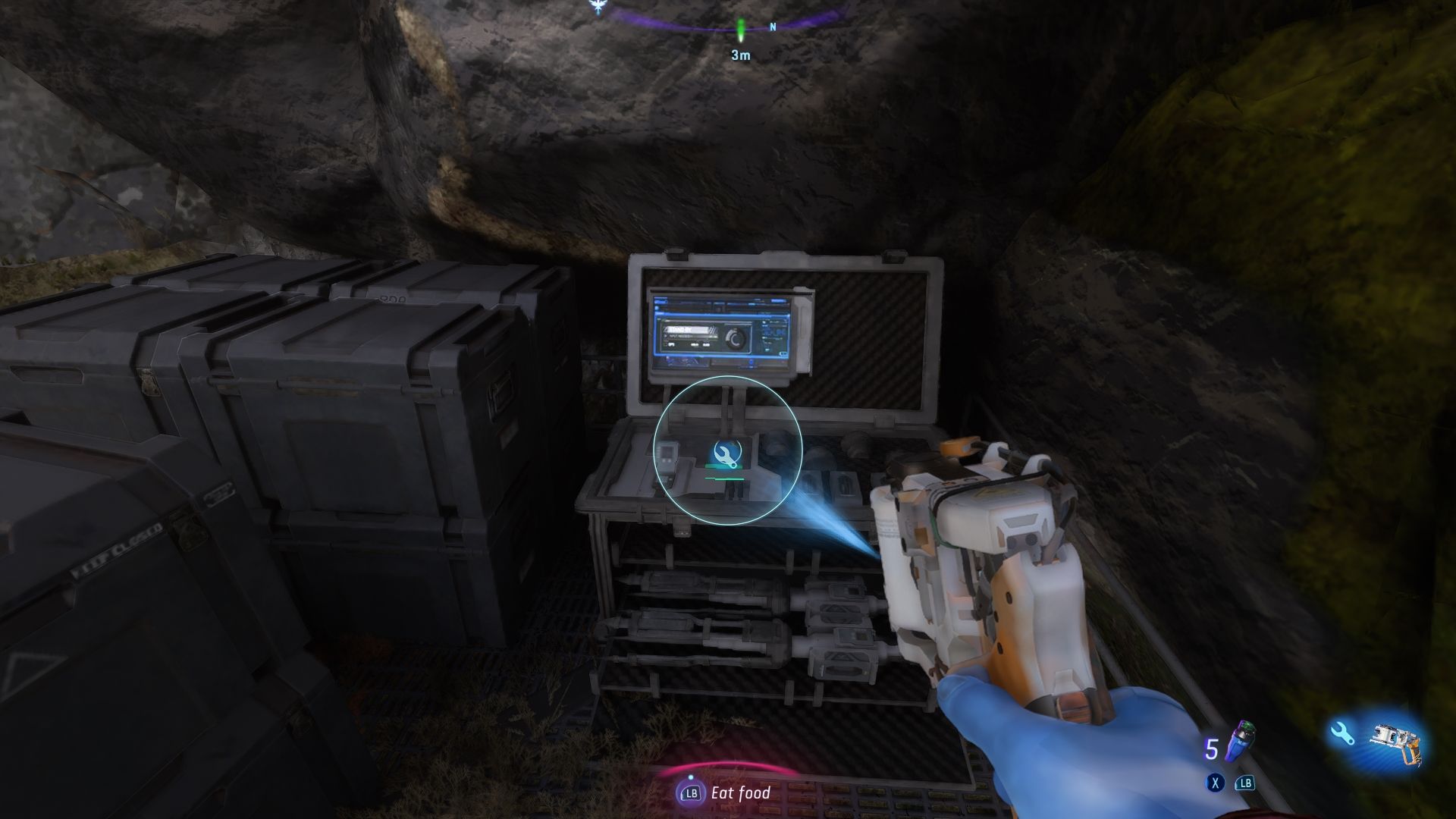 Player is about to hack a station terminal Avatar Frontiers of Pandora