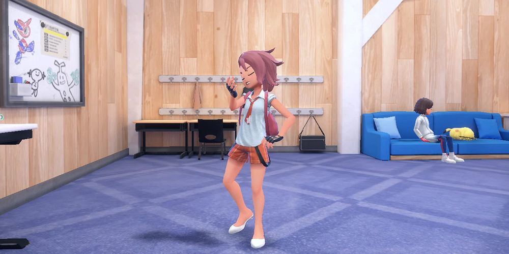 Pokemon Indigo Disk Smug Throwing Style