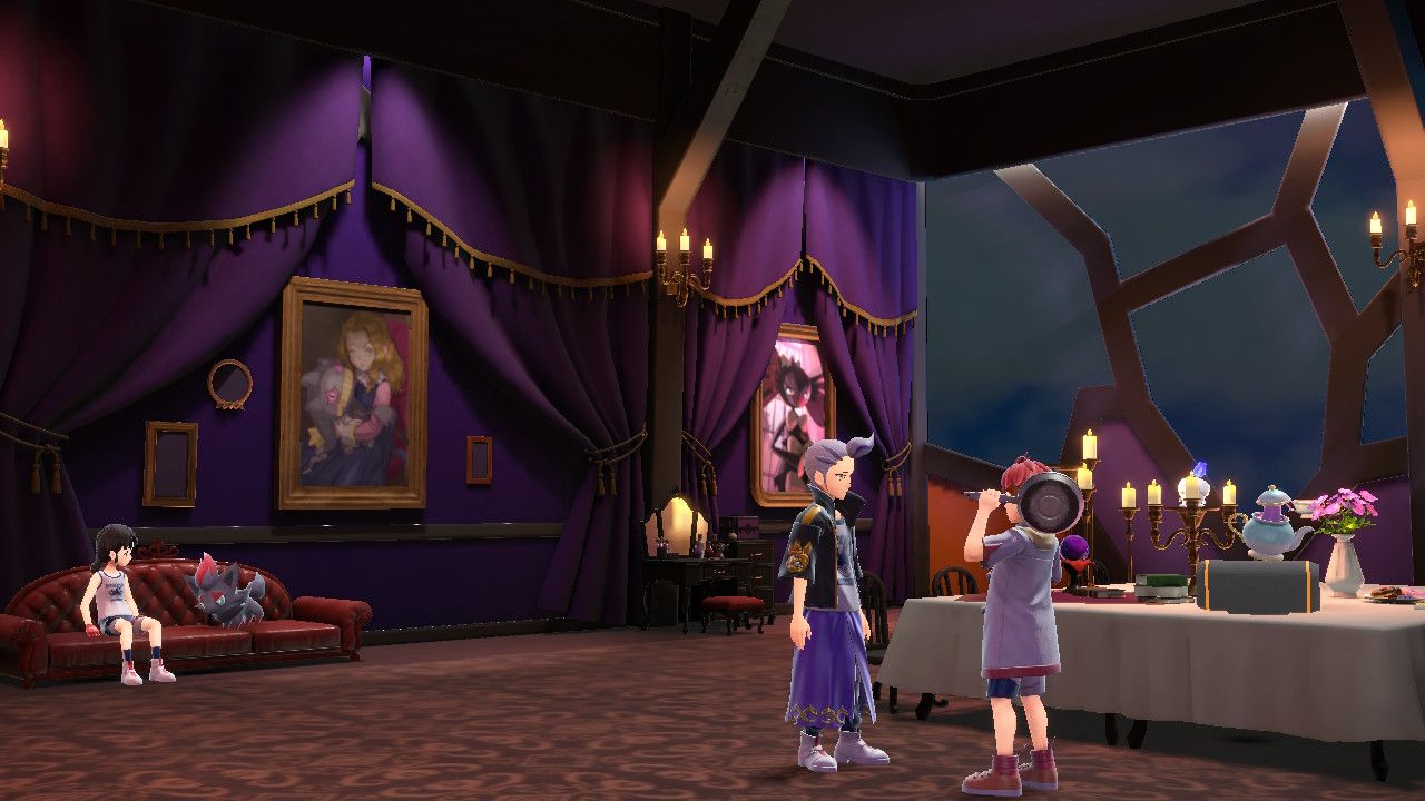 Pokemon Scarlet And Violet Dark Clubroom Design