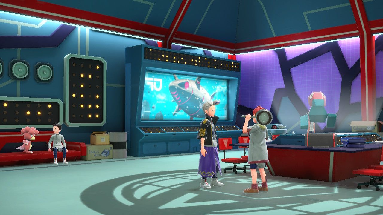 Pokemon Scarlet And Violet Futuristic Clubroom Design