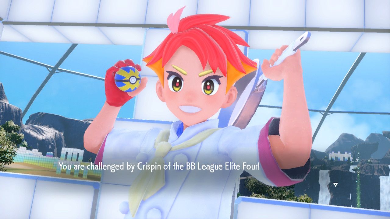 Pokemon Violet Crispin During Battle