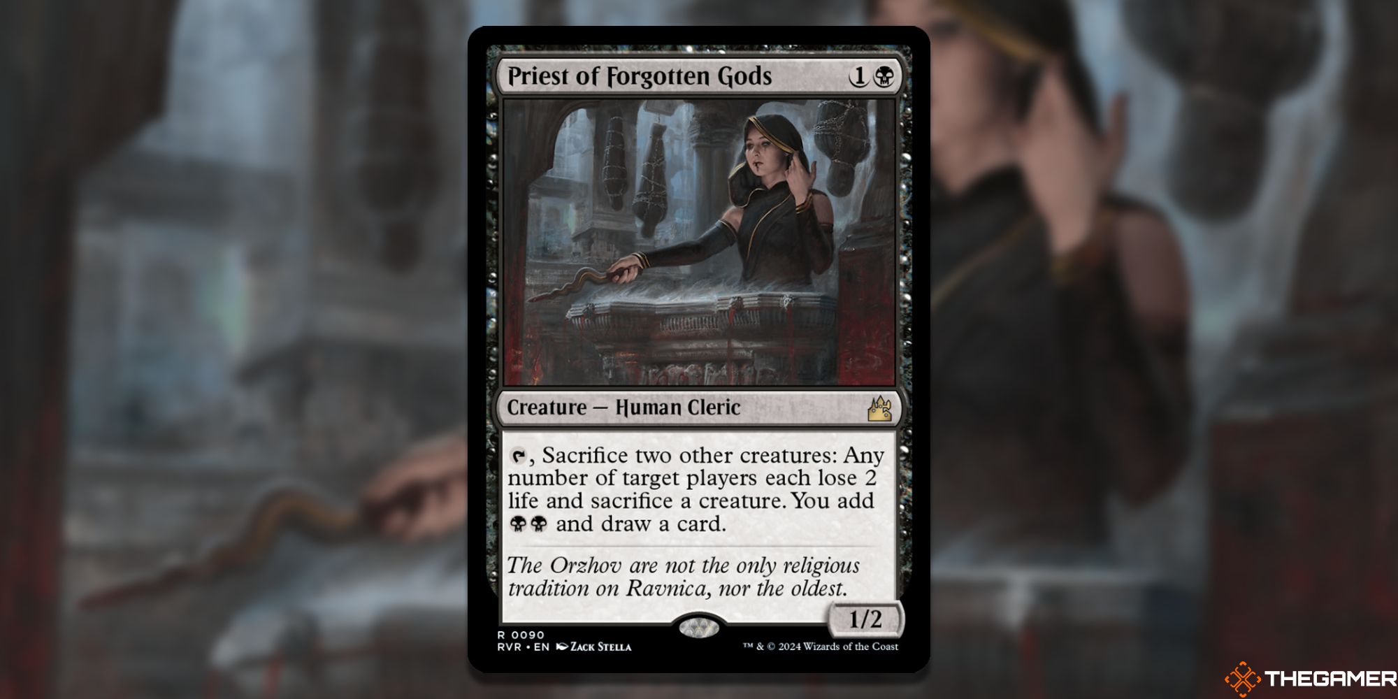 MTG: Priest of Forgotten Gods card