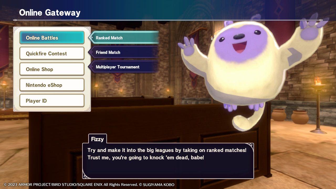 Ranked Battles in Dragon Quest Monsters.