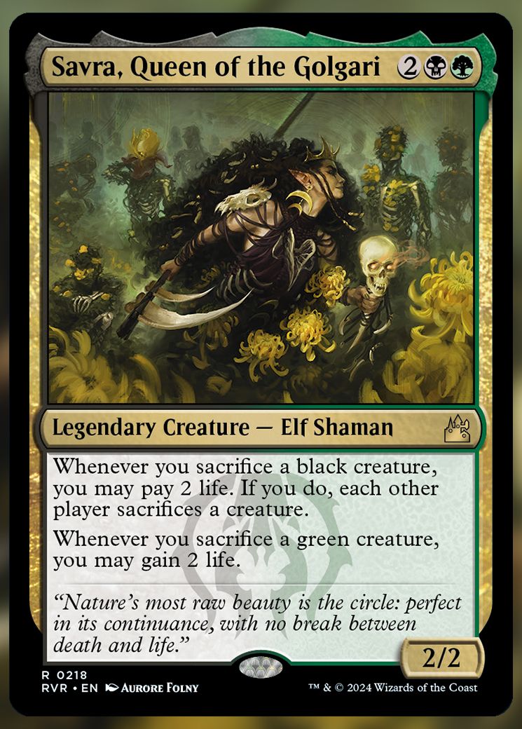 Savra, Queen of the Golgari