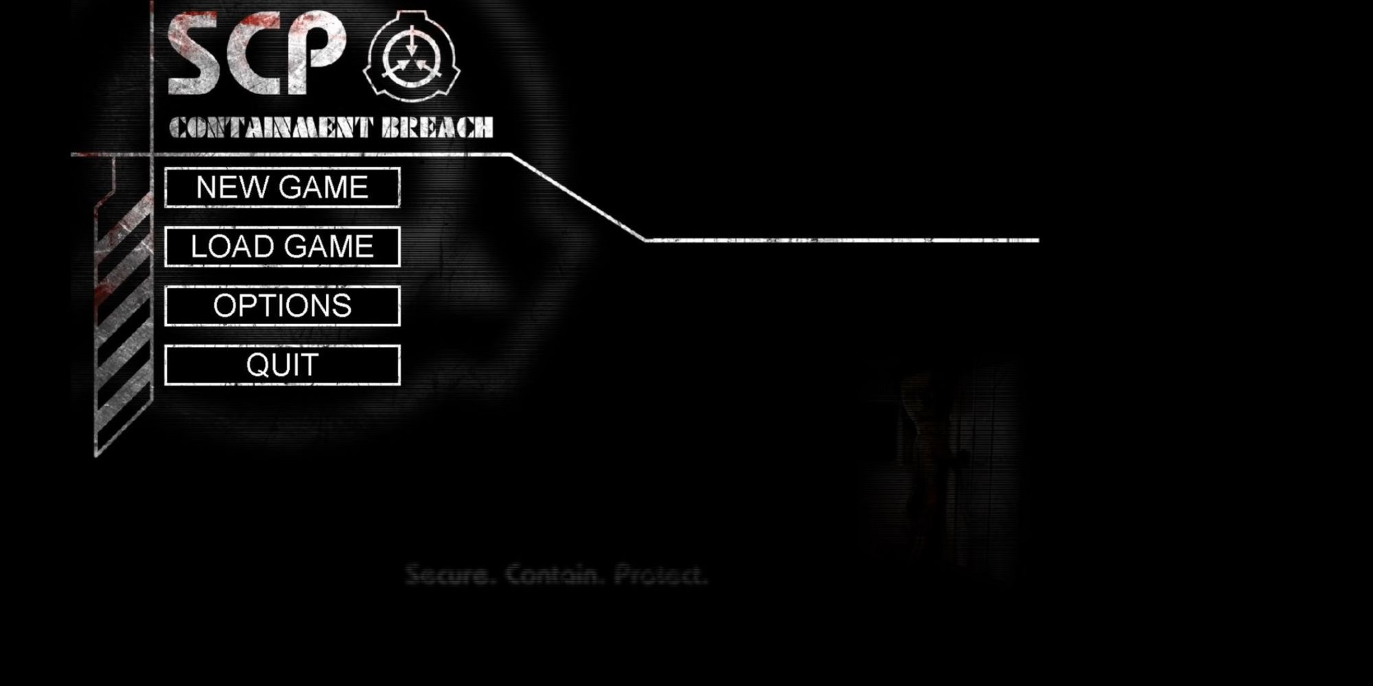 SCP Containment Breach Main Menu