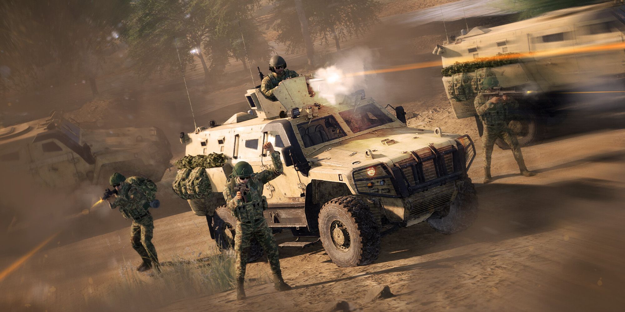 Steam Promo image squad group gunfight