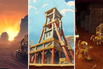 SteamWorld Build Resources Sunset, Tower, Miners