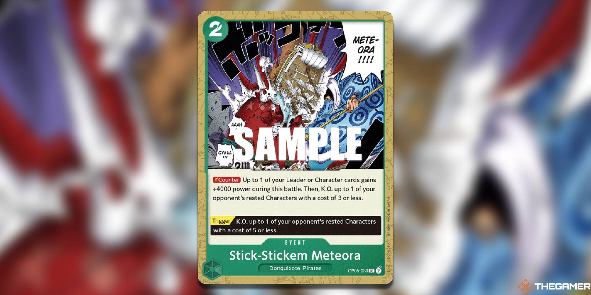 stick-stickem meteora op-05 one piece card game