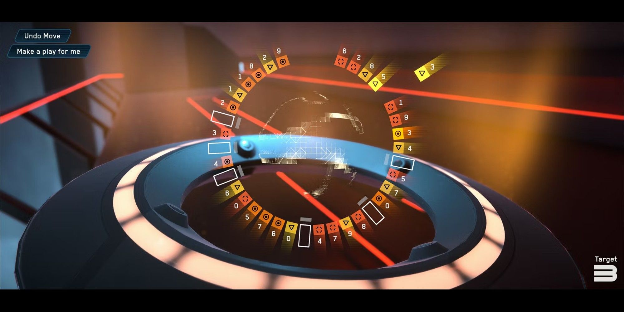 The disc game from Tron Identity
