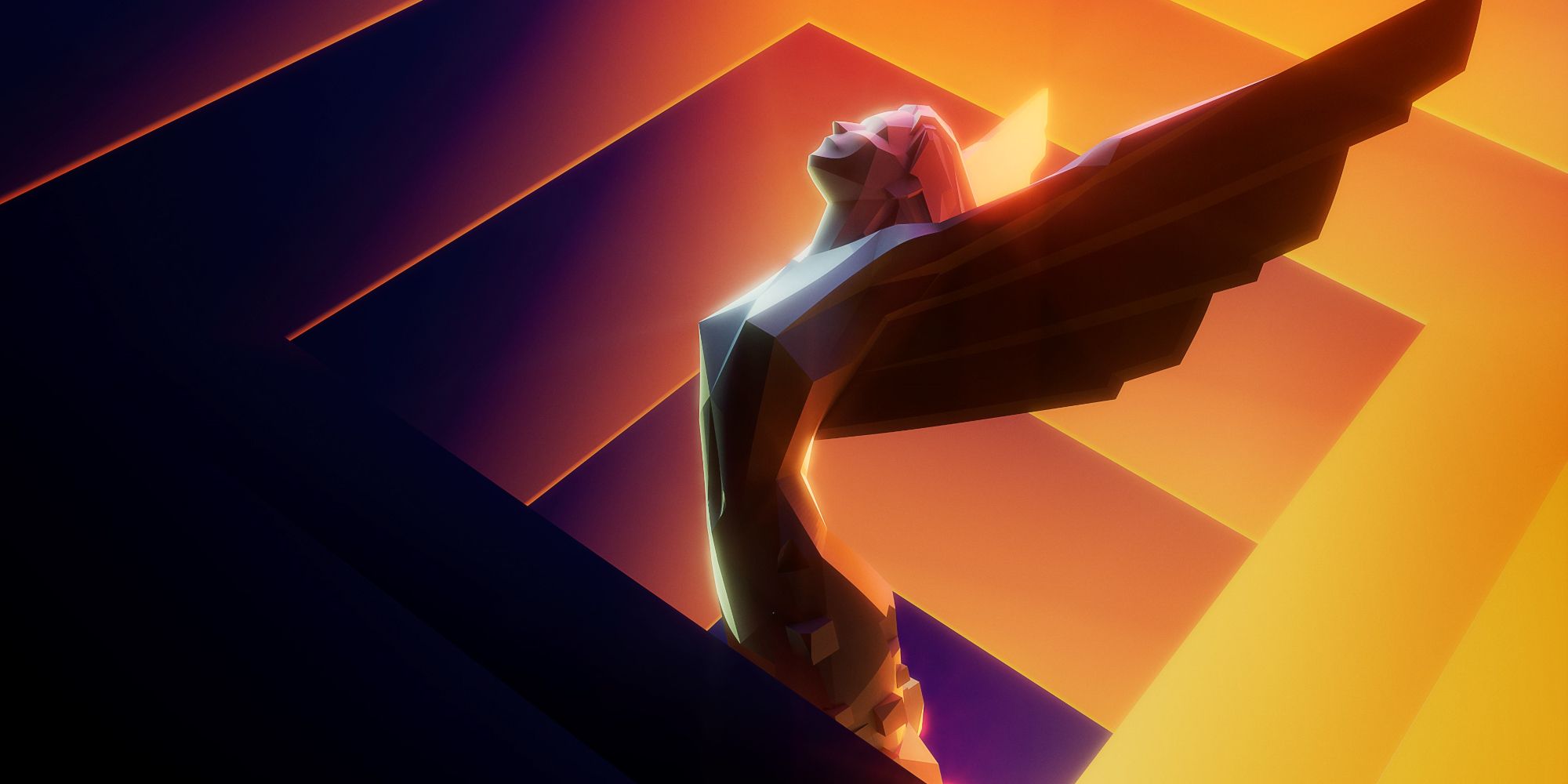 The Game Awards Statue, facing to the left