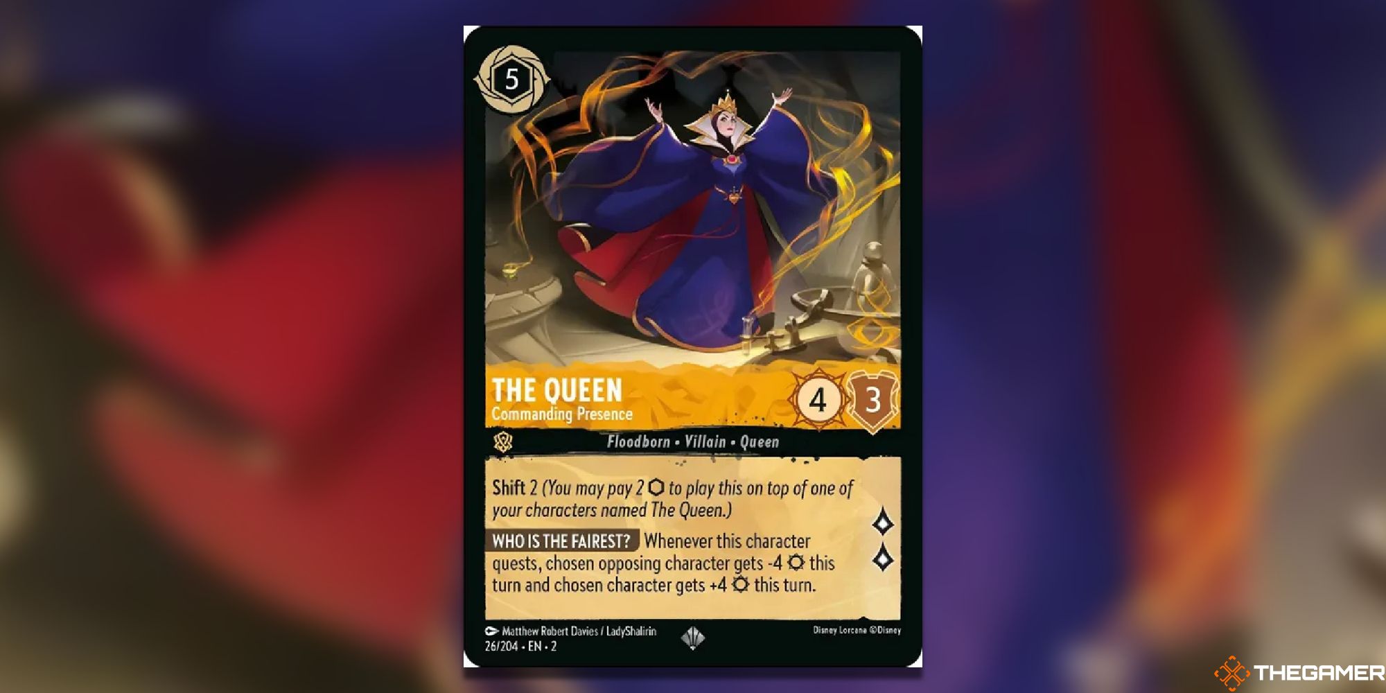 The Queen - Commanding Presence Card Art